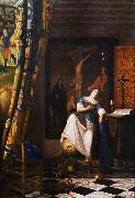 VERMEER VAN DELFT, Jan The Allegory of the Faith wet oil painting reproduction